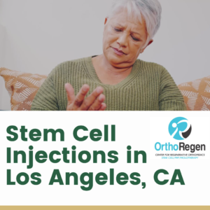 Stem Cell Injections in Los Angeles, CA