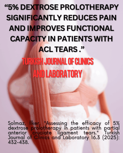 Acl Tears.prolotherapy.turk Jrnl Clin & Lab.2025